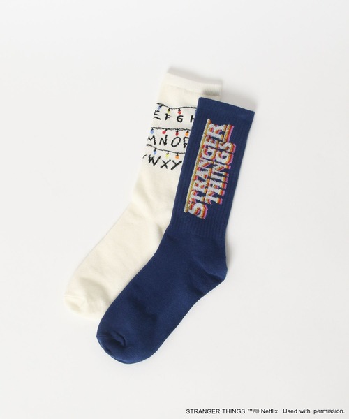 STRANGER THINGS】コラボ アソート2Pソックス（ソックス/靴下