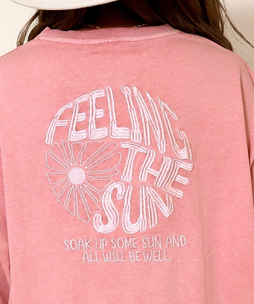 anap mimpi（アナップミンピ）の「ピグメント加工刺繍カットオフTシャツ（Tシャツ/カットソー・レディース・ピンク/グリーン/ブラック・FREE）」の20枚目の写真