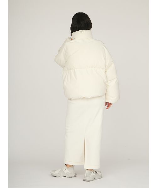 emmi（エミ）の「クロップドフォルムダウンコート（ダウンジャケット/コート・レディース・オリーブ/ブラック/ブラウン/レッド/オフホワイト・F）」の20枚目の写真