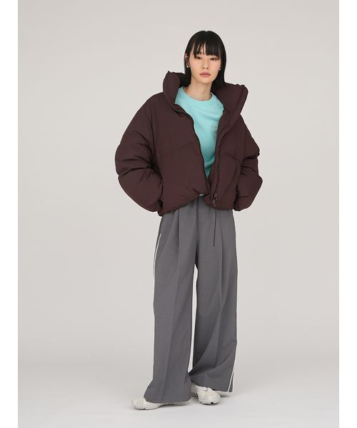 クロップドフォルムダウンコート（ダウンジャケット/コート）｜emmi