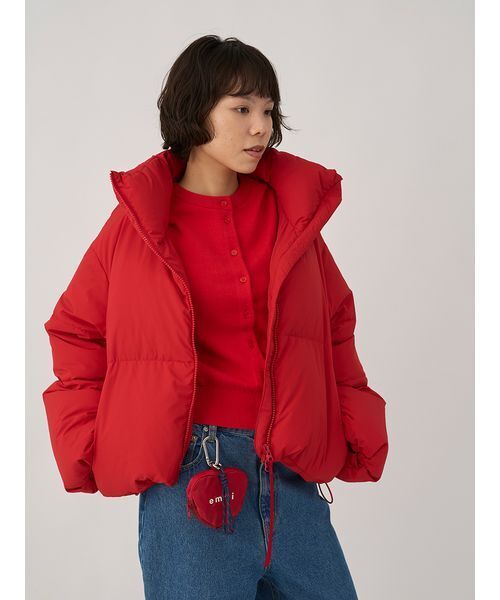 Emmi クロップドフォルムダウンコート クロップドフォルムダウンコート（ダウンジャケット/コート）｜emmi