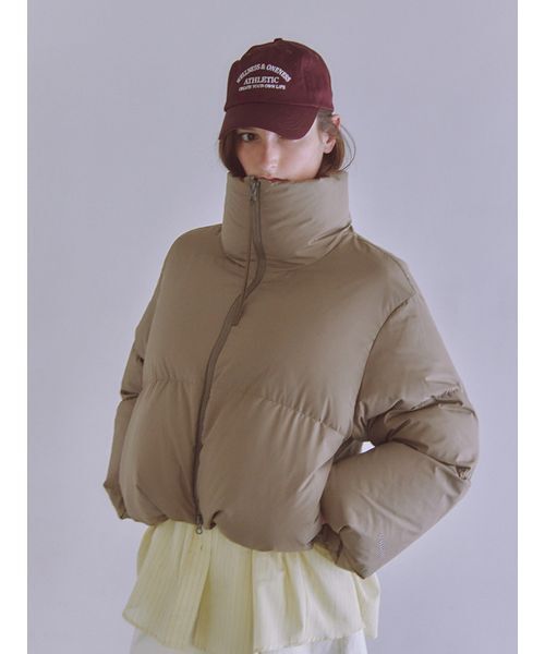 クロップドフォルムダウンコート（ダウンジャケット/コート）｜emmi