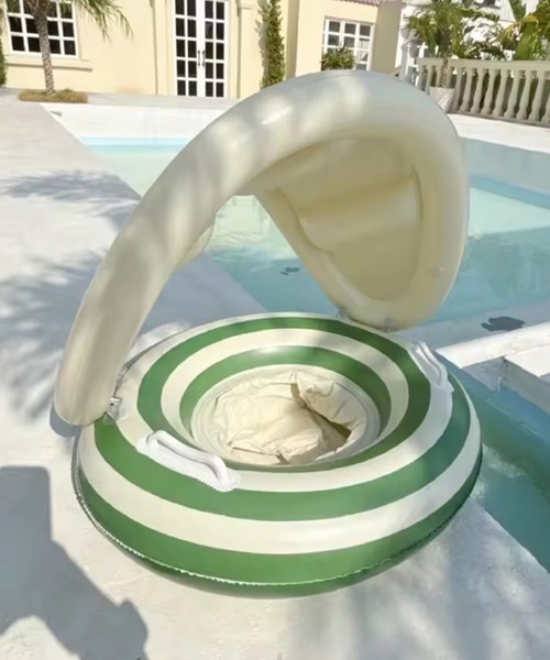 RiNc『Bambinサンシェード付きベビー浮き輪』