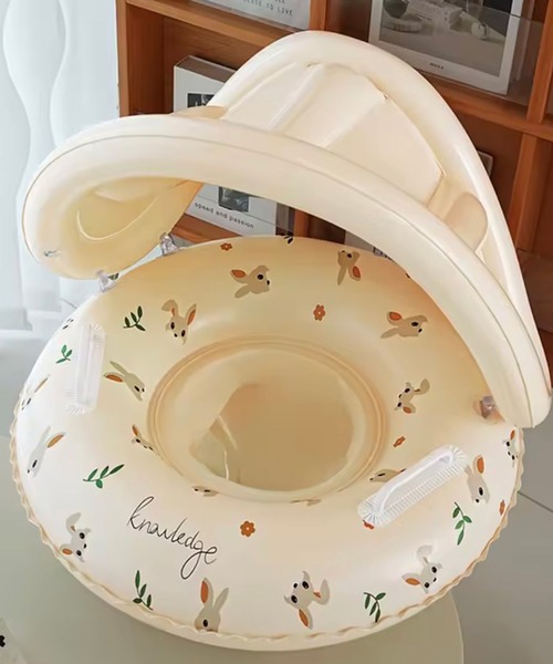 RiNc『Bambinサンシェード付きベビー浮き輪』