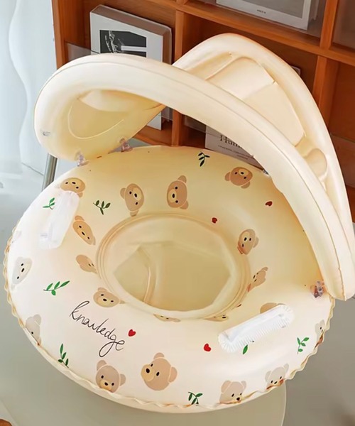 RiNc『Bambinサンシェード付きベビー浮き輪』