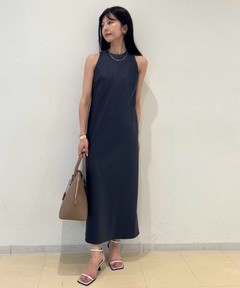 【未使用新品】HER. スリーブレスサマーニットワンピース HER. ワンピース スリーブレスサマーニットワンピース
