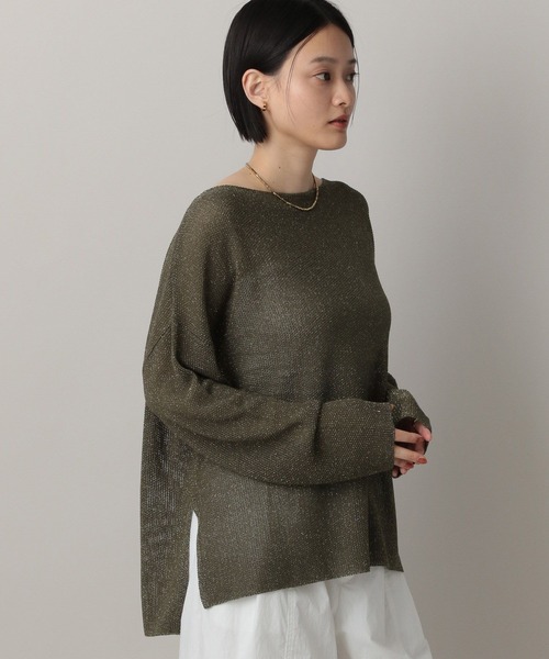 ANAI♡2025SS最新作♡メッシュプルオーバー セール】 【Eternal Line 2025】タイ付きハイネック プル