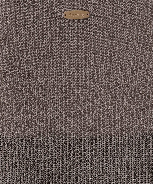 A part by(アパートバイ)の「ラメメッシュプルオーバー(ニット/セーター・レディース・グリーン系その他5/グレー系その他4/ベージュ・FREE)」の8枚目の写真