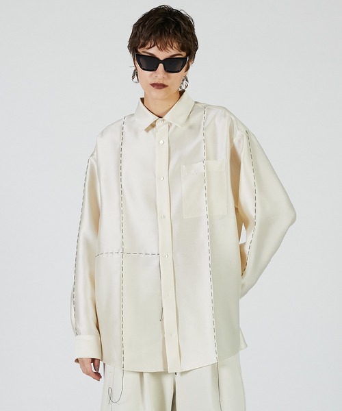 ハンドステッチシャツ　prank project Pre-Order】ハンドステッチシャツ / Hand Stitched Shirt