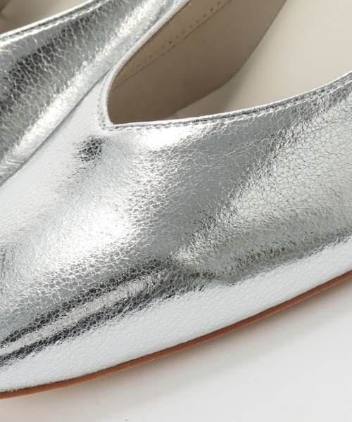 セール】《追加》4cmスクエアVカットパンプス（パンプス）｜LE TALON