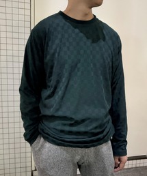 リンクスジャカード市松ロンT
