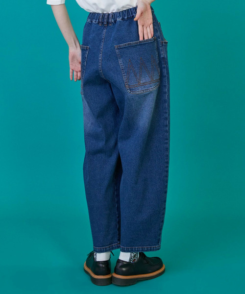 FRAPBOIS（フラボア）の「カーブデニム3 パンツ（その他パンツ・レディース・ブルー/ブラック・3/2/1/0）」の4枚目の写真