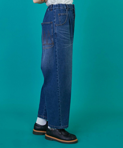 FRAPBOIS（フラボア）の「カーブデニム3 パンツ（その他パンツ・レディース・ブルー/ブラック・3/2/1/0）」の5枚目の写真