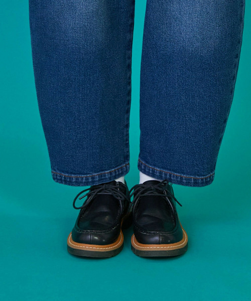 FRAPBOIS（フラボア）の「カーブデニム3 パンツ（その他パンツ・レディース・ブルー/ブラック・3/2/1/0）」の8枚目の写真