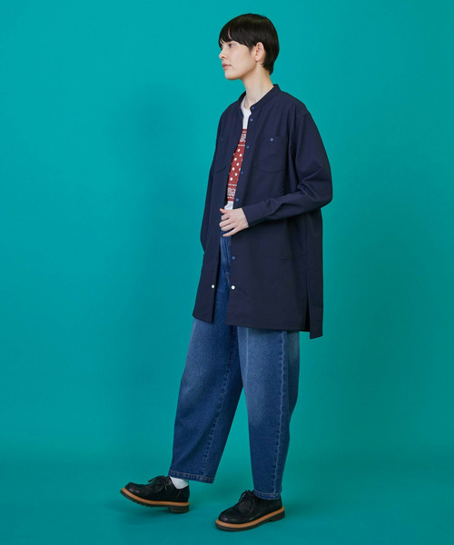 FRAPBOIS（フラボア）の「カーブデニム3 パンツ（その他パンツ・レディース・ブルー/ブラック・3/2/1/0）」の13枚目の写真