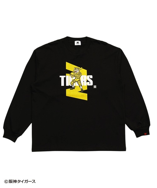 NOSTALVIA(ノスタルヴィア)の「阪神タイガース × NOSTALVIA ノスタルヴィア Tigers Slugger / タイガース スラッガー ロンT(Tシャツ/カットソー・メンズ・ホワイト/ブラック・X-LARGE/LARGE/MEDIUM/SMALL)」の7枚目の写真