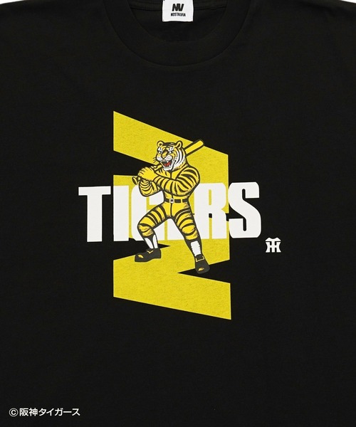 NOSTALVIA(ノスタルヴィア)の「阪神タイガース × NOSTALVIA ノスタルヴィア Tigers Slugger / タイガース スラッガー ロンT(Tシャツ/カットソー・メンズ・ホワイト/ブラック・X-LARGE/LARGE/MEDIUM/SMALL)」の9枚目の写真