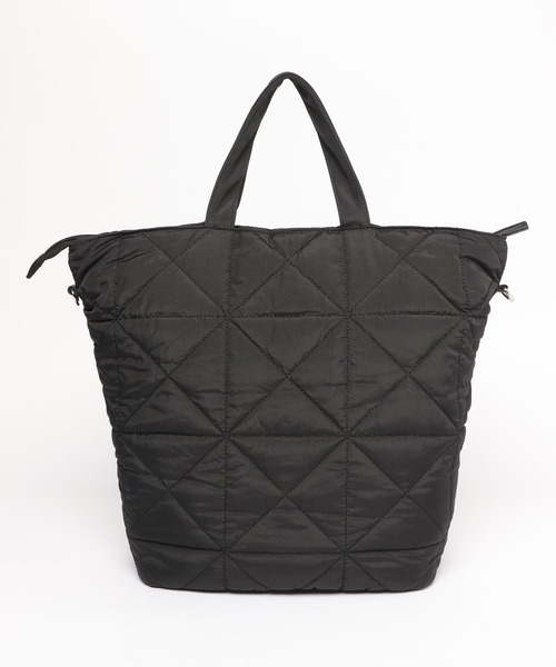 GLOBAL WORK（グローバルワーク）の「キルティング2WAYショルダー/577376（ショルダーバッグ・レディース・ブラック/カーキ/シルバー・ONE SIZE）」の9枚目の写真