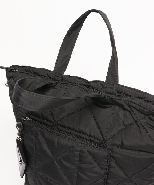 GLOBAL WORK（グローバルワーク）の「キルティング2WAYショルダー/577376（ショルダーバッグ・レディース・ブラック/カーキ/シルバー・ONE SIZE）」の15枚目の写真