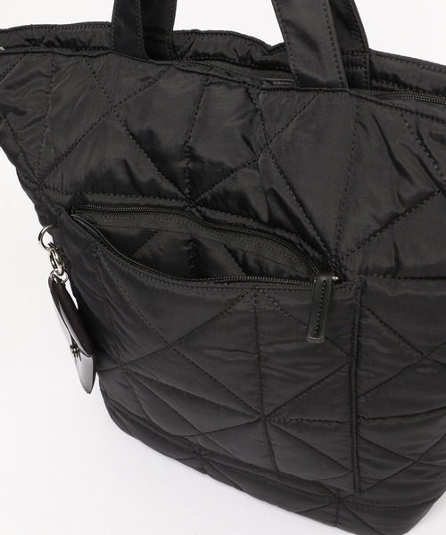 GLOBAL WORK（グローバルワーク）の「キルティング2WAYショルダー/577376（ショルダーバッグ・レディース・ブラック/カーキ/シルバー・ONE SIZE）」の16枚目の写真
