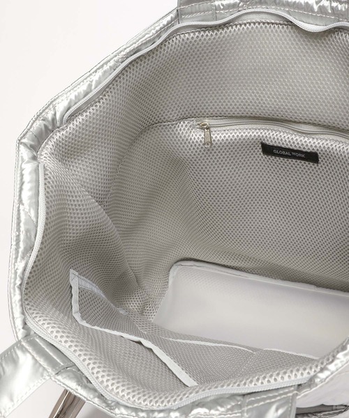 GLOBAL WORK（グローバルワーク）の「キルティング2WAYショルダー/577376（ショルダーバッグ・レディース・ブラック/カーキ/シルバー・ONE SIZE）」の11枚目の写真