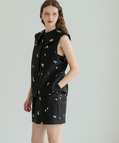 DONOBAN（ドノバン）の「フローレットスカート（スカート・レディース・ブラック/グレー・ONE）」の17枚目の写真