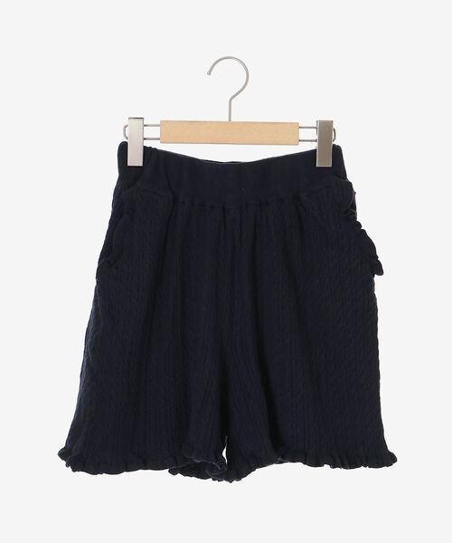 MAJESTIC LEGON(マジェスティックレゴン)の「ミニケーブルショートパンツ(その他パンツ・レディース・ネイビー/ブラウン/グレー/アイボリー・MEDIUM)」の15枚目の写真