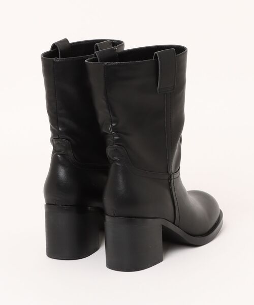 REDYAZEL（レディアゼル）の「ウエスタンライクショートブーツ（ブーツ・レディース・キャメル/ブラック/ブラウン・MEDIUM/LARGE）」の4枚目の写真