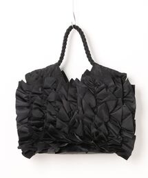 ナイロンフリルトートバッグ