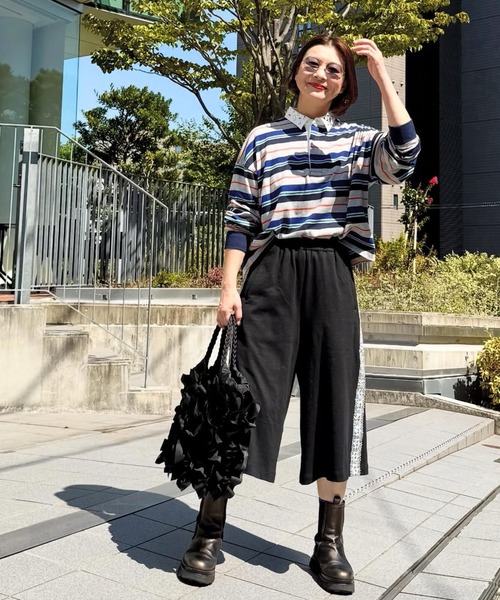 H.A.K（ハク）の「ナイロンフリルトートバッグ（トートバッグ・レディース・ブラック/チャコール・FREE）」の15枚目の写真