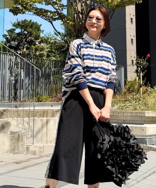 H.A.K（ハク）の「ナイロンフリルトートバッグ（トートバッグ・レディース・ブラック/チャコール・FREE）」の14枚目の写真