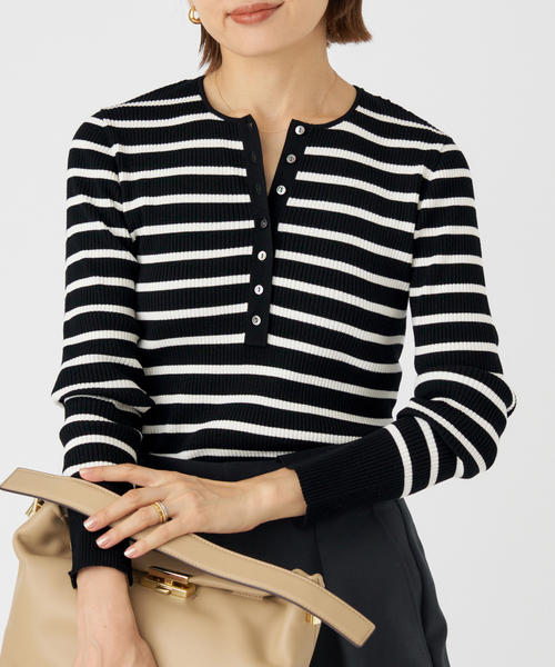 セール】リブヘンリープルオーバー（ニット/セーター）｜IENA（イエナ