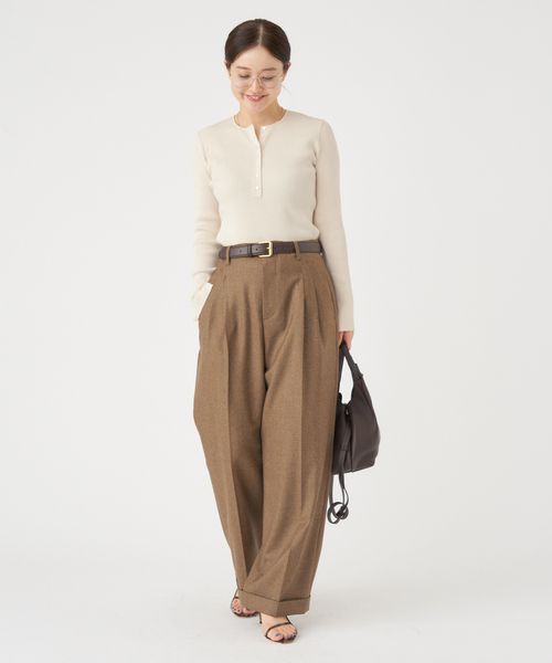 セール】リブヘンリープルオーバー（ニット/セーター）｜IENA（イエナ