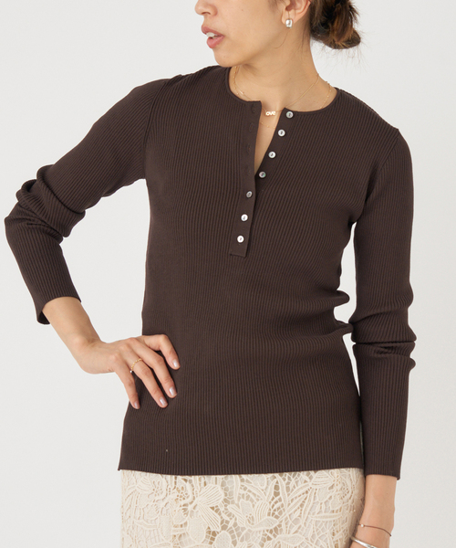 リブヘンリープルオーバー（ニット/セーター）｜IENA（イエナ）の