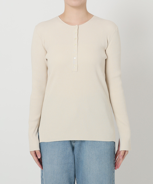 セール】リブヘンリープルオーバー（ニット/セーター）｜IENA（イエナ