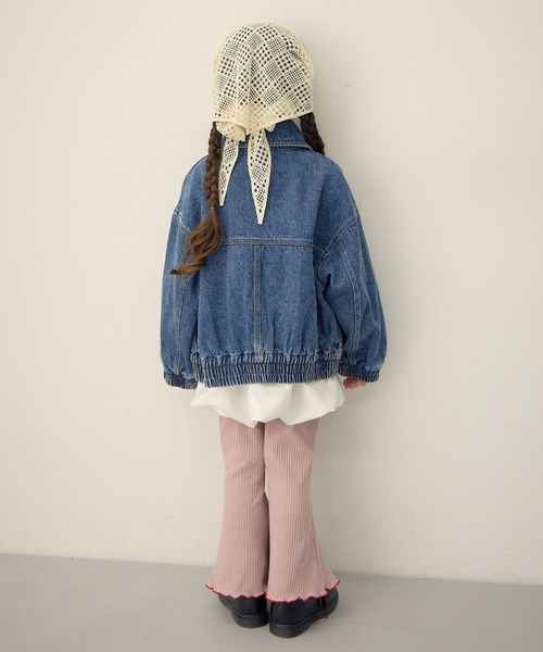 Piet（ピエット）の「ふんわり すそバルーンロンT（Tシャツ/カットソー・キッズ・ブラック/オフホワイト・110/100/130/120）」の10枚目の写真