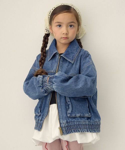 Piet（ピエット）の「ふんわり すそバルーンロンT（Tシャツ/カットソー・キッズ・ブラック/オフホワイト・110/100/130/120）」の18枚目の写真