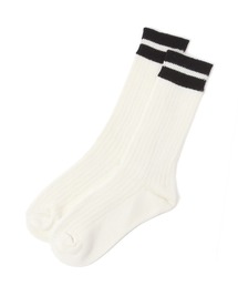 BAYFLOW | カラーラインリブソックス(ソックス/靴下)