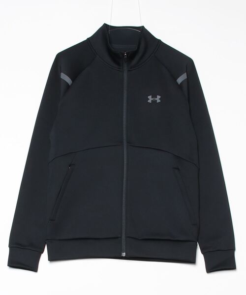 UNDER ARMOUR（アンダーアーマー）の「アンダーアーマー  UAアーマーニット トラックジャケット（ジャージ・メンズ・ホワイト/ブラック・LL/3L/S/M/L）」の2枚目の写真