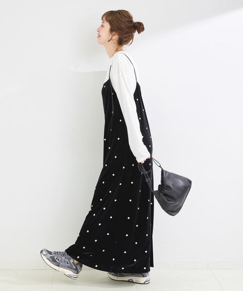 未使用ブラックベロアワンピース ブラック ベロアワンピース 4XL りせともよ しまむら|mercari