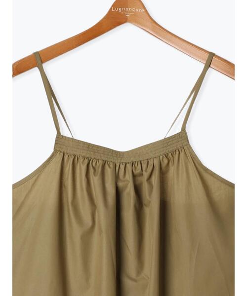 Lugnoncure（ルノンキュール）の「ギャザーキャミソールワンピース（ワンピース・レディース・カーキ/ブラウン/ブラック・F）」の13枚目の写真