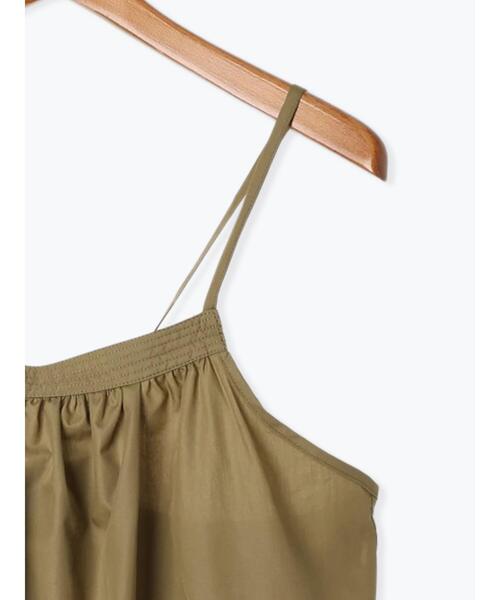 Lugnoncure（ルノンキュール）の「ギャザーキャミソールワンピース（ワンピース・レディース・カーキ/ブラウン/ブラック・F）」の14枚目の写真