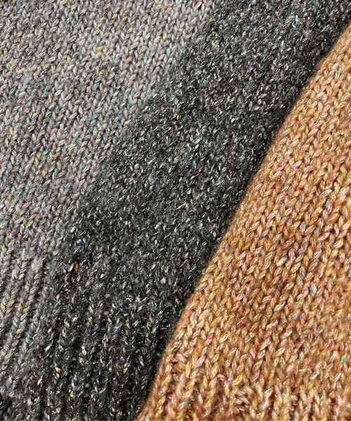 セール】【洗える】マーブルルレックスリリー バルキーニット（ニット