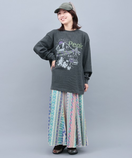 チチカカ（チチカカ）の「コーデュロイボアフライトキャップ（キャップ・レディース・ベージュ/カーキ・FREE）」の5枚目の写真