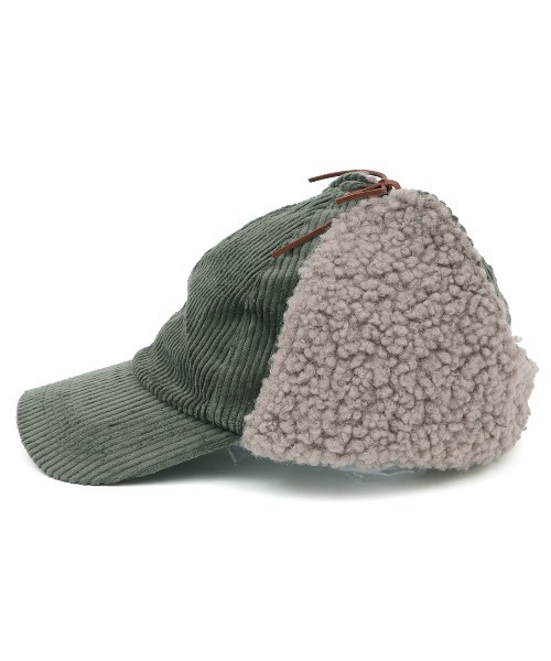 チチカカ（チチカカ）の「コーデュロイボアフライトキャップ（キャップ・レディース・ベージュ/カーキ・FREE）」の9枚目の写真