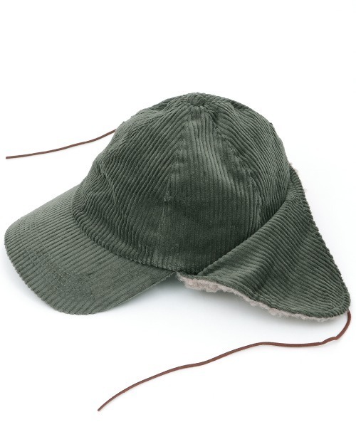 チチカカ（チチカカ）の「コーデュロイボアフライトキャップ（キャップ・レディース・ベージュ/カーキ・FREE）」の10枚目の写真