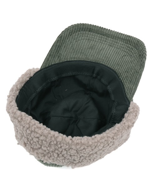 チチカカ（チチカカ）の「コーデュロイボアフライトキャップ（キャップ・レディース・ベージュ/カーキ・FREE）」の12枚目の写真