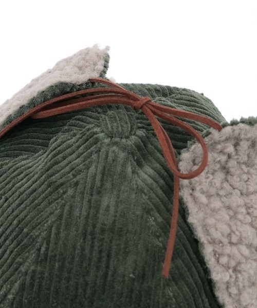 チチカカ（チチカカ）の「コーデュロイボアフライトキャップ（キャップ・レディース・ベージュ/カーキ・FREE）」の14枚目の写真