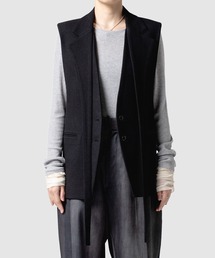 And A（アンドエー）の「muller of yoshiokubo ミュラーオブヨシオクボ / BUMPY WOOL VEST バンピーウールベスト / MLF25701（ベスト）」