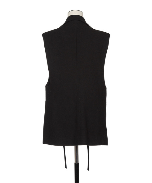 muller of yoshiokubo(ミュラーオブヨシオクボ)の「muller of yoshiokubo ミュラーオブヨシオクボ / BUMPY WOOL VEST バンピーウールベスト / MLF25701(ベスト・レディース・アイボリー/ブラック・38/36)」の9枚目の写真